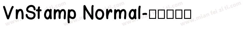 VnStamp Normal字体转换